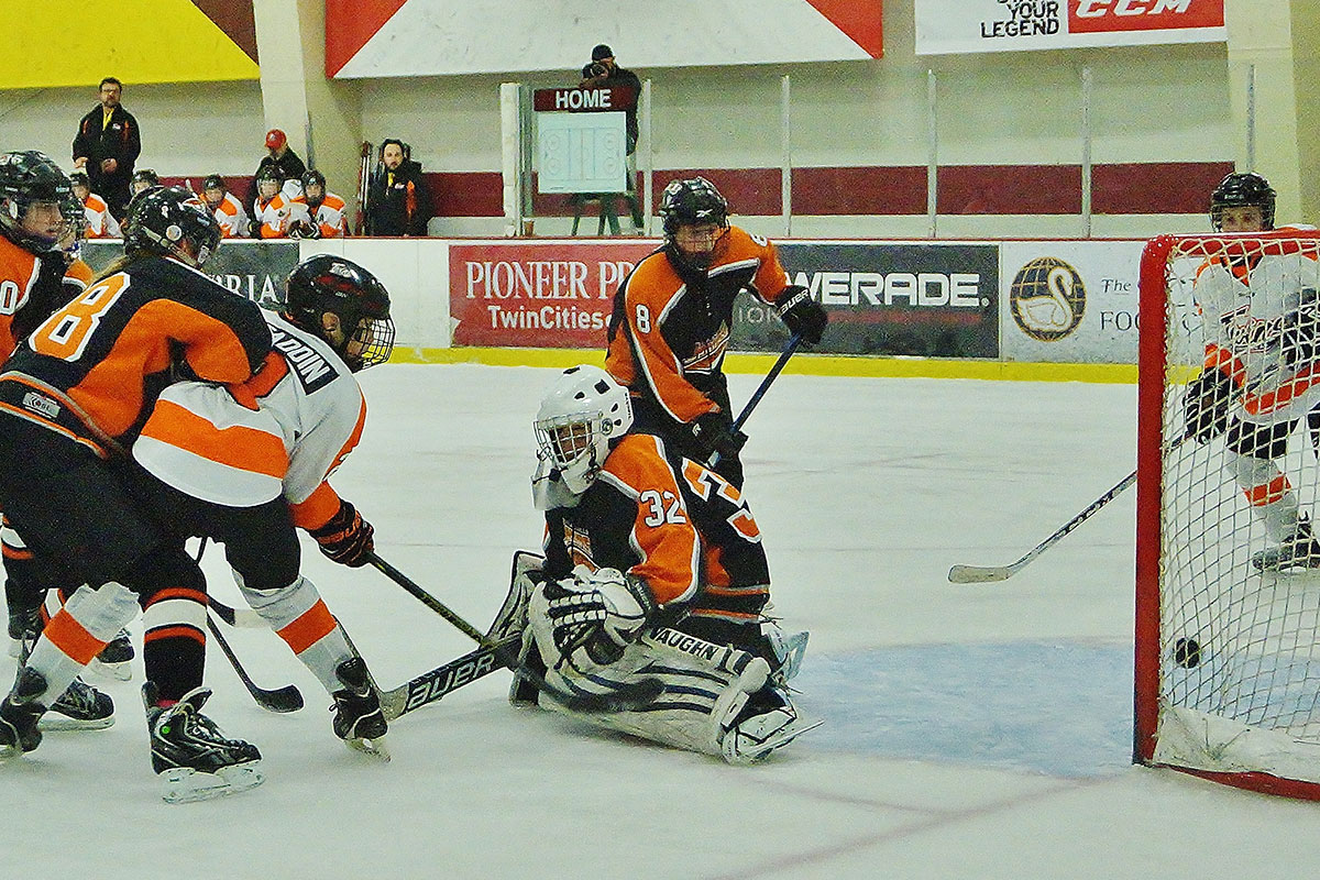 Youth Hockey Players In Game