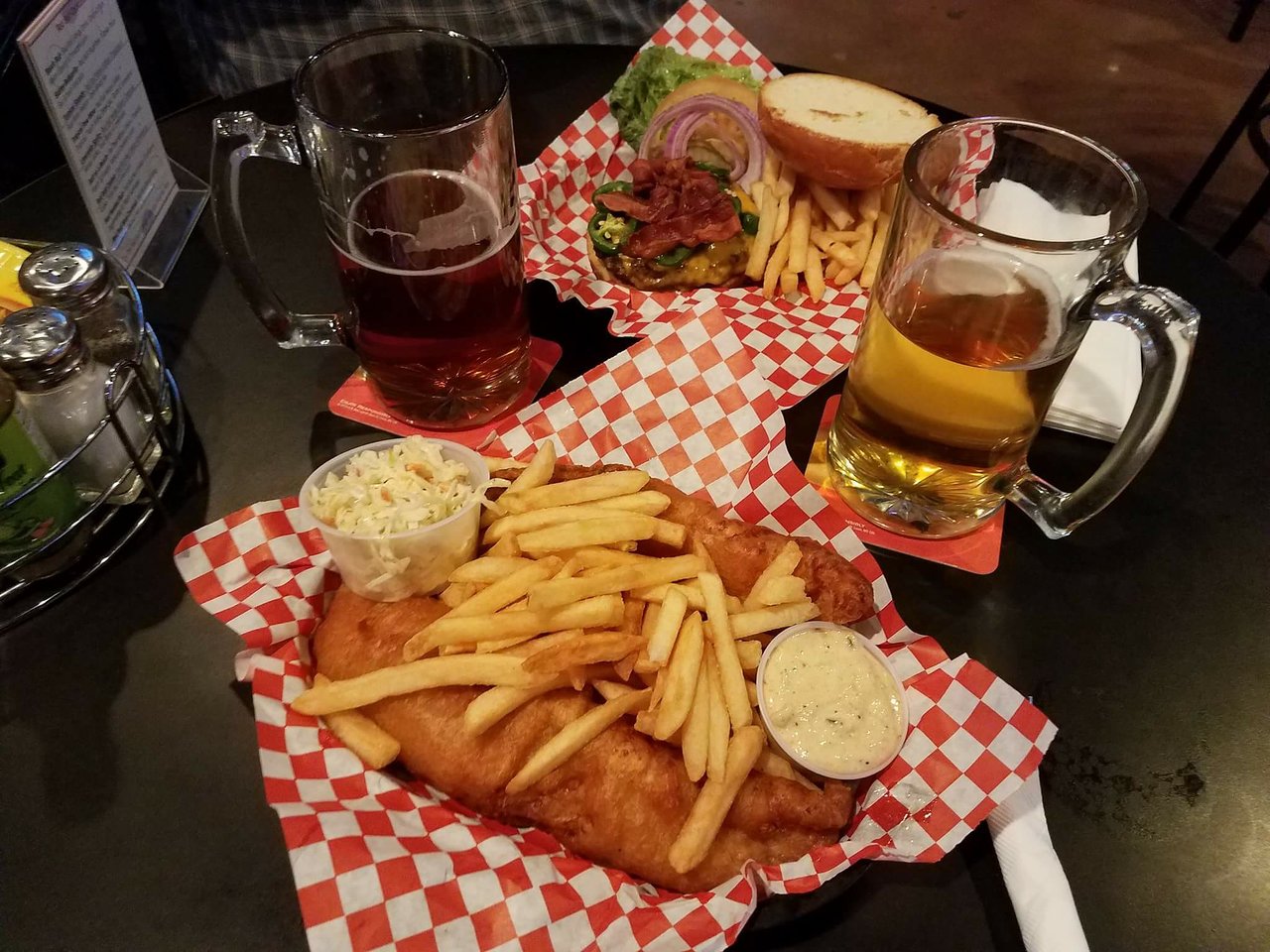Fish & Chips, Sandwich & Beer at Benders
