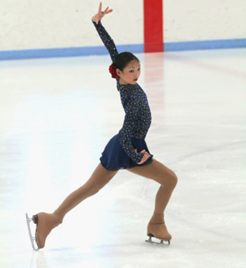 Figure Skater In A Pose
